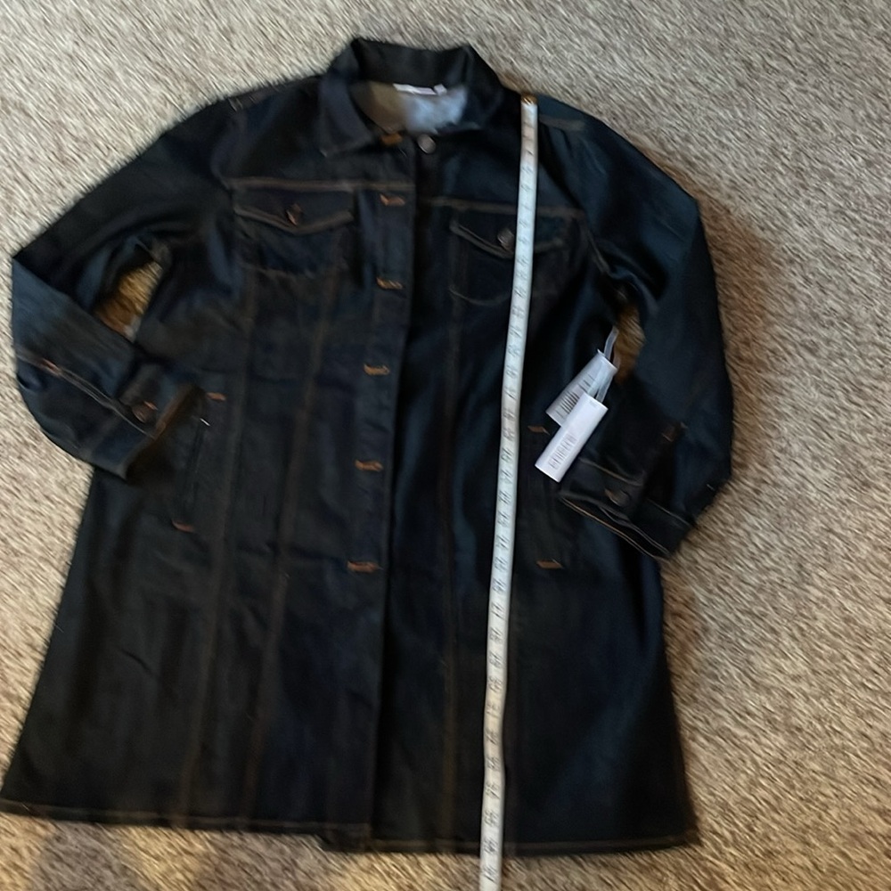 Chico’s Midi Denim Jacket - Picture 4 of 9